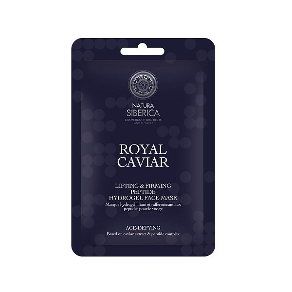 Φωτογραφία προϊόντος: Natura Siberica Royal Caviar Lifting & Firming Peptide Hydrogel Face Mask - Mάσκα με σύμπλεγμα πεπτιδίων για ενίσχυση της σφριγηλότητας 1τμχ