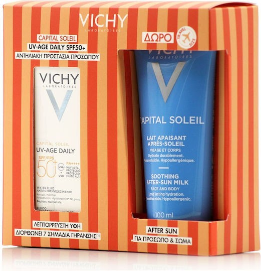 Φωτογραφία προϊόντος: Vichy Set Vichy Capital Soleil SPF50+ UV-Age Daily 40ml & Δώρο Soothing After-Sun Milk 100ml