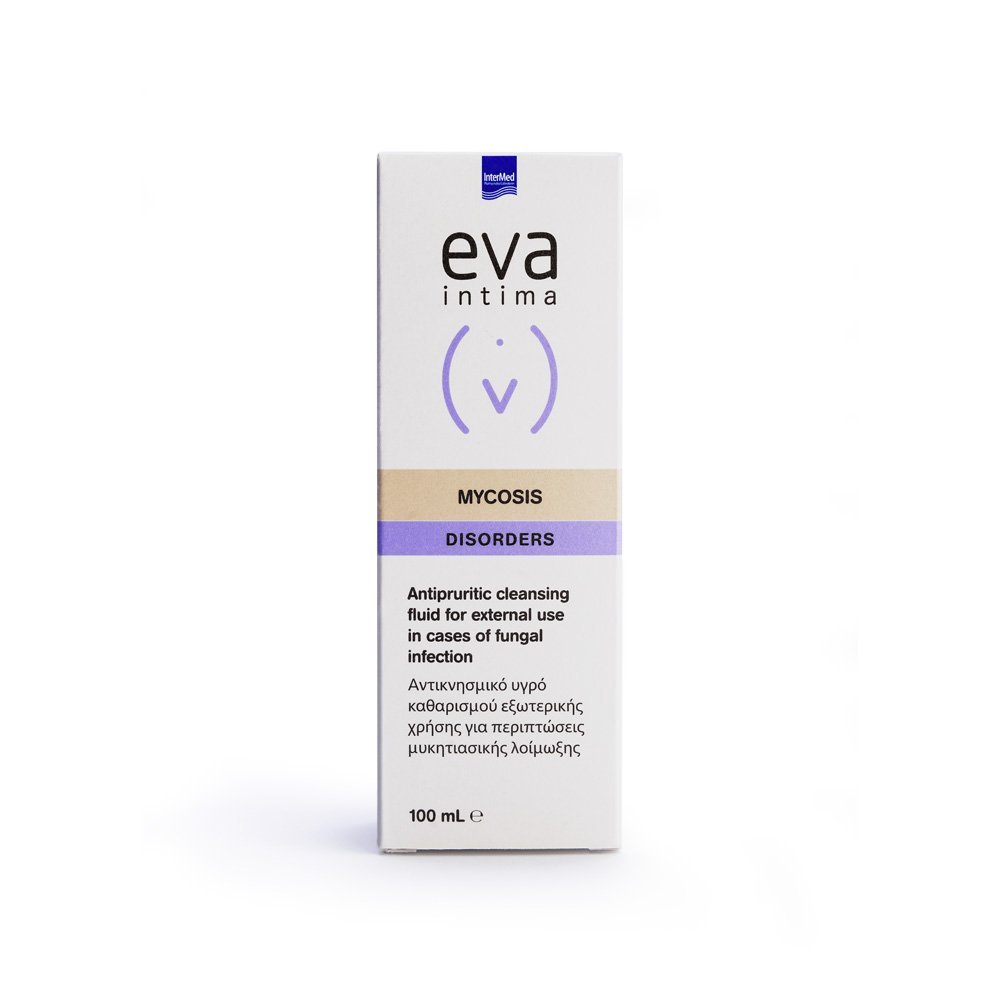 Φωτογραφία προϊόντος: Intermed Eva Intima Mycosis Liquid Cleanser Υγρό Καθαρισμού της Ευαίσθητης Περιοχής σε Περιπτώσεις Μυκητιασικών Λοιμώξεων - Κατάλληλο για Γυναίκες & Άνδρες 100ml