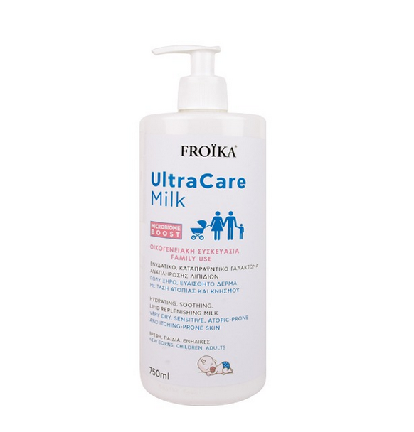 Φωτογραφία προϊόντος: Froika UltraCare Milk Ενυδατικό, Καταπραϋντικό Γαλάκτωμα Αναπλήρωσης Λιπιδίων 750ml