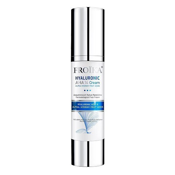 Φωτογραφία προϊόντος: Froika Hyaluronic AHA-14 Cream Pump-Απολεπιστική & Ενυδατική Κρέμα 50ml