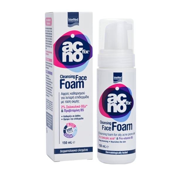 Φωτογραφία προϊόντος: Intermed Αcnofix Foam Αφρός Καθαρισμού Κατά της Ακμής 150ml