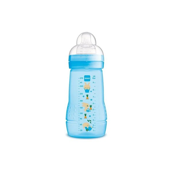 Φωτογραφία προϊόντος: MAM Easy Active Μπιμπερό Μπλε 2+μηνών 270ml