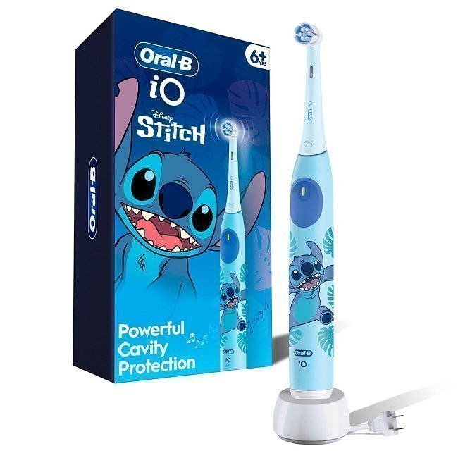 Φωτογραφία προϊόντος: Oral b Oral-B iO Disney Stitch Επαναφορτιζόμενη Ηλεκτρική Οδοντόβουρτσα, 1 Κεφαλή Οδοντόβουρτσας & Θήκη Ταξιδίου από 6+ ετών, 1σετ