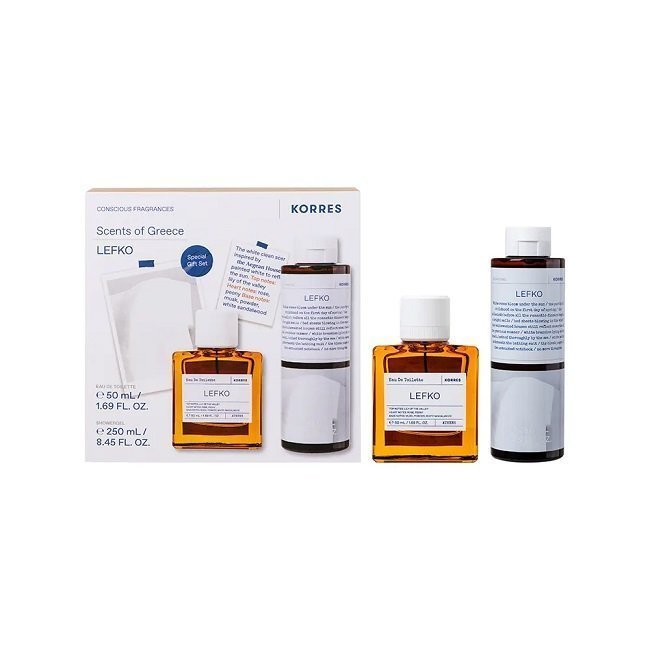 Φωτογραφία προϊόντος: Korres Promo Lefko Eau De Toilette Άρωμα 50ml & Αφρόλουτρο 250ml