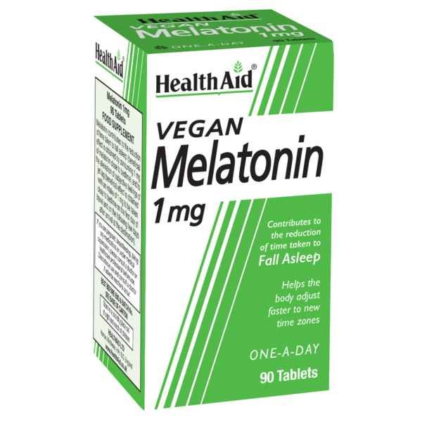 Φωτογραφία προϊόντος: Health Aid Melatonin 1mg, Συμπλήρωμα Διατροφής Για Τον Ύπνο 90tabs