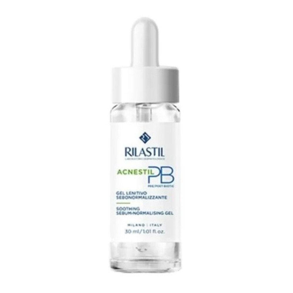 Φωτογραφία προϊόντος: Rilastil Acnestil PB Soothing Sebum-Normalising Gel Ορός για Λιπαρή Επιδερμίδα με Τάση Ακμής 30ml