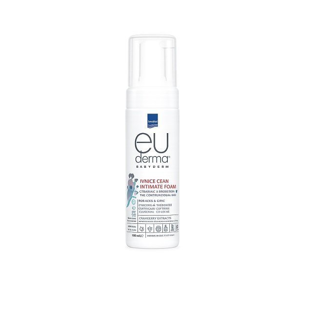 Φωτογραφία προϊόντος: Intermed Euderma Babyderm Junior Cran Αφρός Καθημερινού Καθαρισμού Της Γεννητικής Περιοχής Για Αγόρια & Κορίτσια 150ml