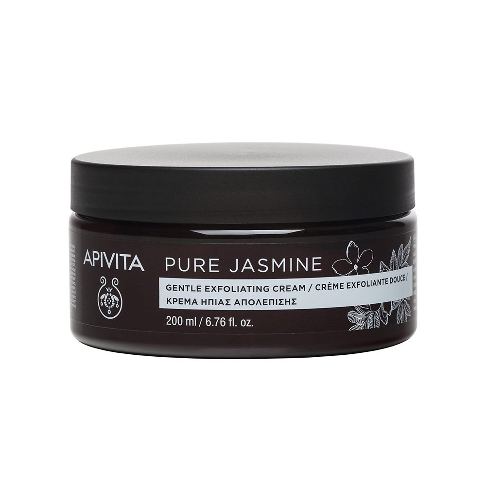 Φωτογραφία προϊόντος: Apivita Pure Jasmine Gentle Exfoliating Cream Κρέμα Ήπιας Απολέπισης με Γιασεμί, 200ml