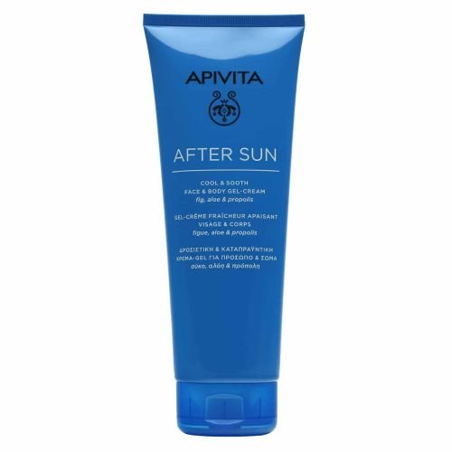 Φωτογραφία προϊόντος: Apivita After Sun Cool & Sooth Face & Body Gel Cream Δροσιστική Κρέμα Gel για Πρόσωπο & Σώμα με Σύκο, Αλόη & Πρόπολη, 200ml