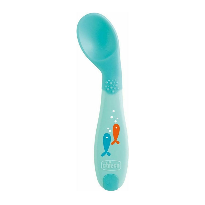 Φωτογραφία προϊόντος: Chicco Baby's First Spoon Green Κουτάλι Σιλικόνης 8m+