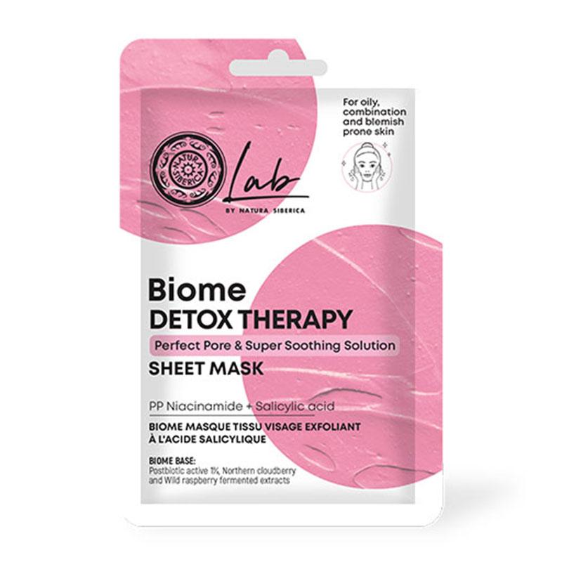 Φωτογραφία προϊόντος: Natura Siberica Lab Biome Detox Therapy Sheet Mask - Υφασμάτινη Μάσκα Αποτοξίνωσης 1τμχ