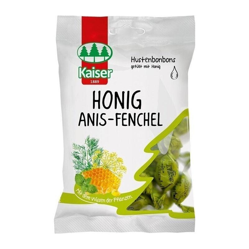 Φωτογραφία προϊόντος: Kaiser 1889 Honig Anis-Fenchel Καραμέλες με Μέλι, Γλυκάνισο & Μάραθο 90gr