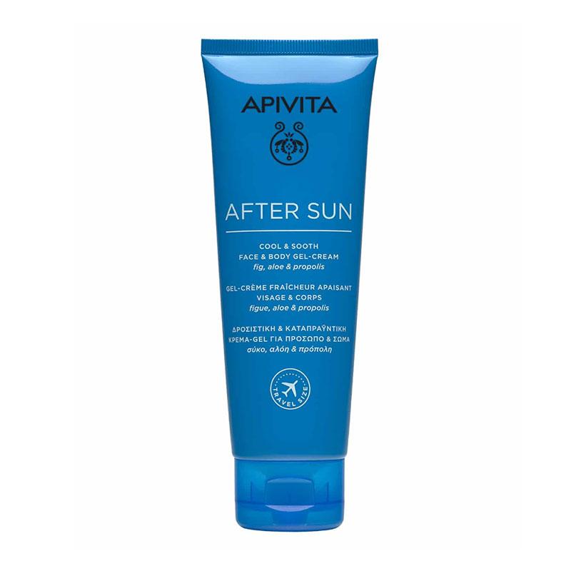 Φωτογραφία προϊόντος: Apivita Bee Sun Safe After Sun Δροσιστική + Καταπραϋντική Κρέμα Gel για Πρόσωπο και Σώμα Travel Size, 100ml