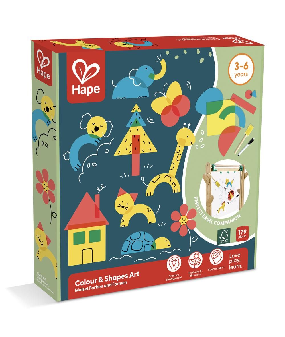 Φωτογραφία προϊόντος: Hape Early Explorer Σετ Δημιουργίας με Σχέδια και Χρώματα (E2011A)