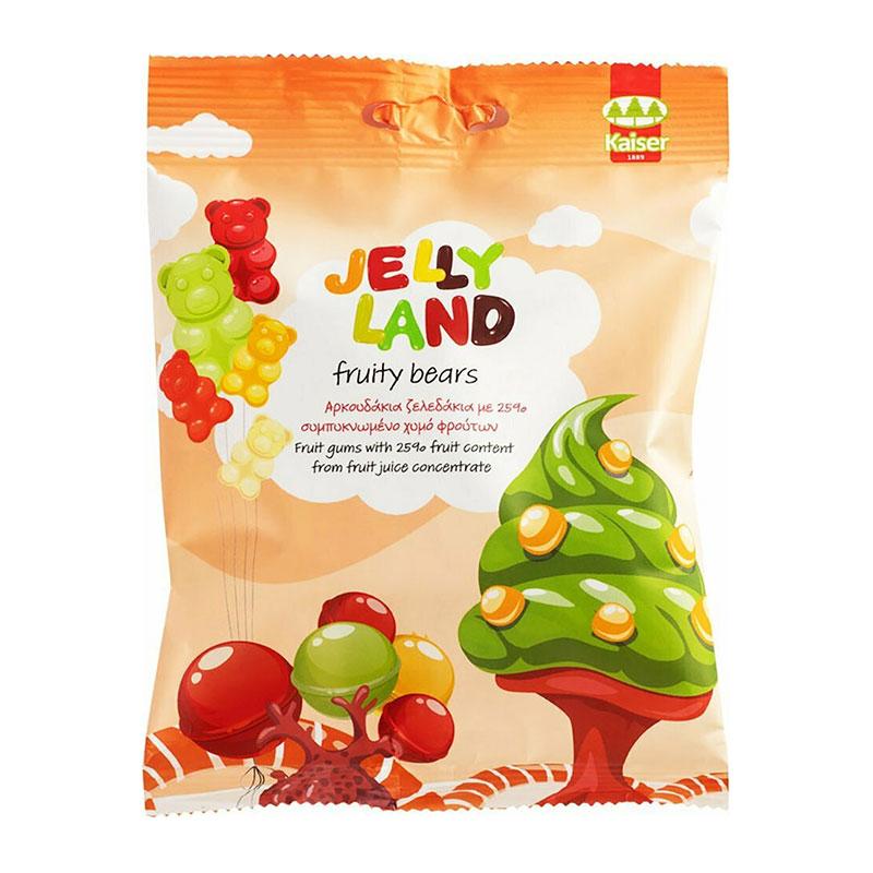 Φωτογραφία προϊόντος: Kaiser Jelly Land Fruity Bears 100gr Αρκουδάκια Ζελεδάκια Mε Βιταμίνες 100gr