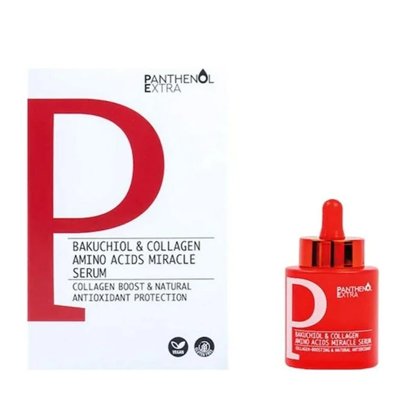 Φωτογραφία προϊόντος: Panthenol Extra Ορός Bakuchiol & Κολλαγόνο Ενυδατικό & Αντιγηραντικό 30ml