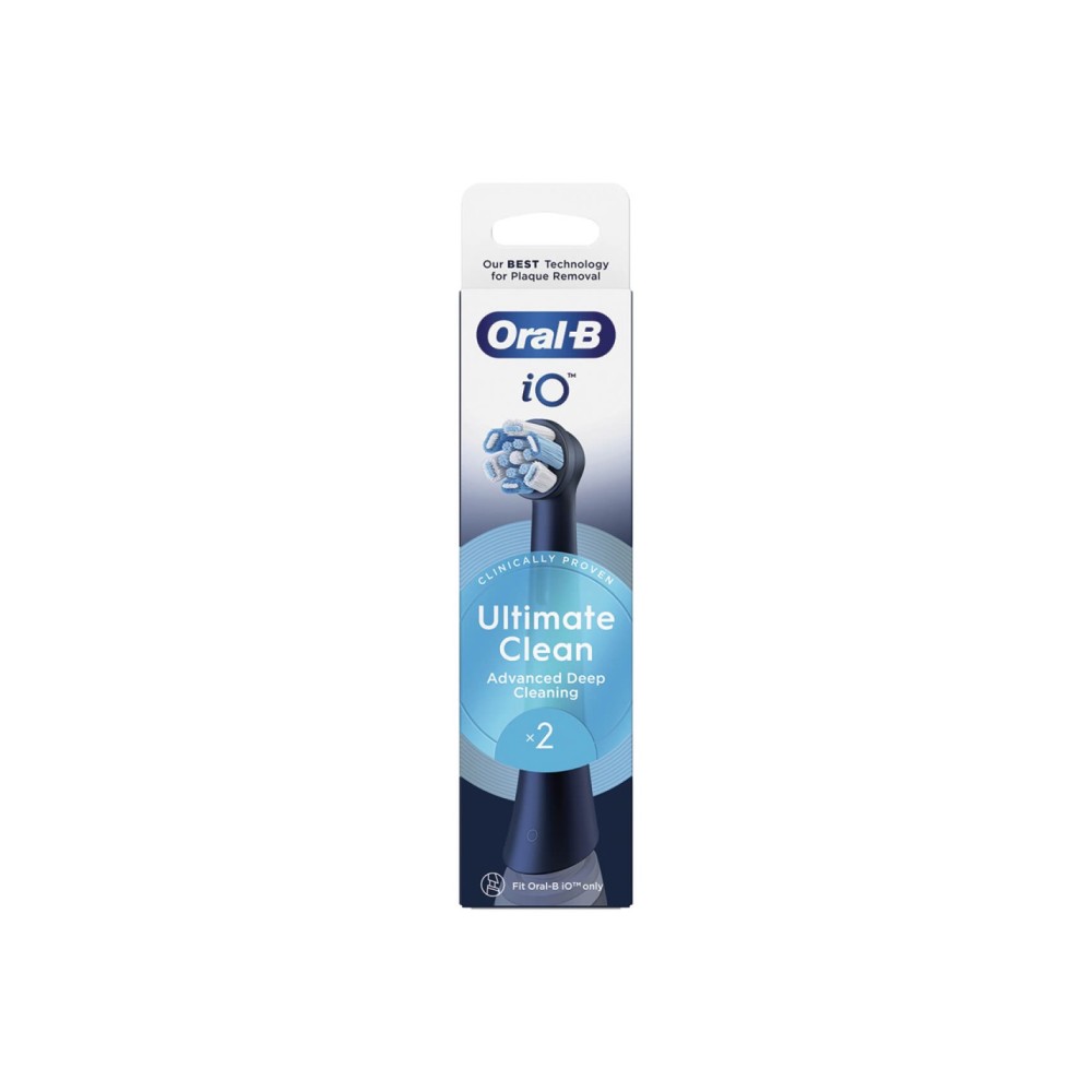 Φωτογραφία προϊόντος: Oral-B iO Ultimate Clean ανταλλακτικά ηλεκτρικής οδοντόβουρτσας μαύρο 2τμχ