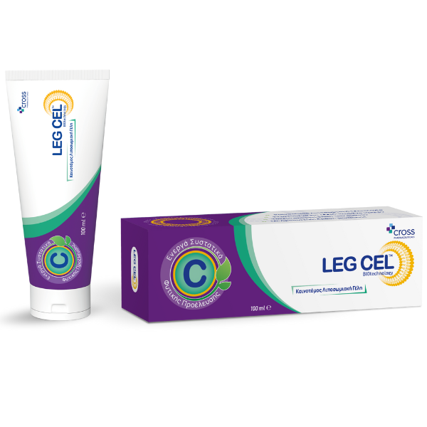 Φωτογραφία προϊόντος: Cross Pharmaceuticals P.C Cross Pharmaceuticals Leg Cel Λιποσωμικό Τζελ για Ανακούφιση των Ποδιών, 100ml