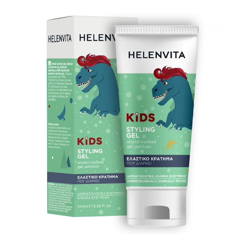 Φωτογραφία προϊόντος: Helenvita Kids Dino Styling Gel, Απαλό Παιδικό Τζελ Μαλλιών 100ml