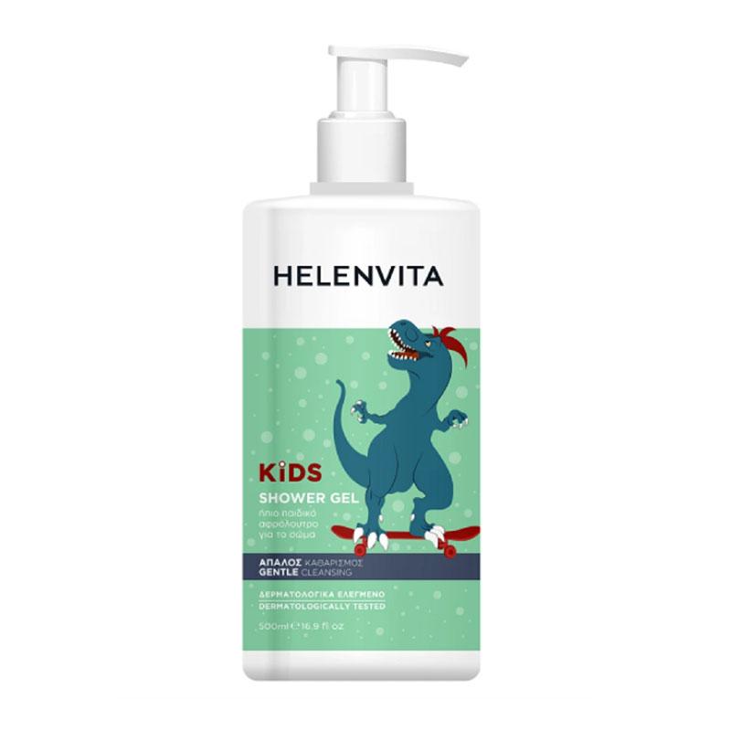 Φωτογραφία προϊόντος: Helenvita Kids Dino Shower Gel, Ήπιο Παιδικό Αφρόλουτρο Για Το Σώμα 500ml