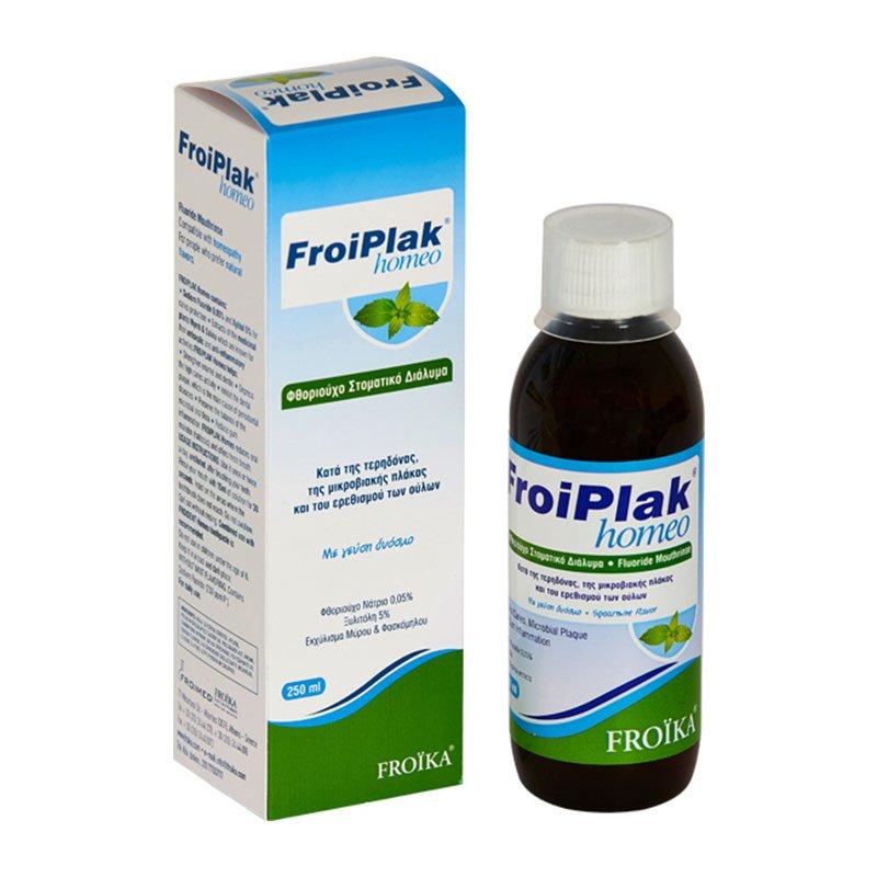 Φωτογραφία προϊόντος: Froika Froiplak Homeo Mouthwash Δυόσμος 250ml