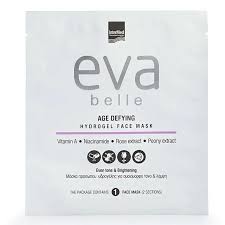 Φωτογραφία προϊόντος: Intermed Eva Belle Age Defying Hydrogel Face Mask Μάσκα Υδρογέλης Προσώπου για Ομοιόμορφο Τόνο & Λάμψη 1τμχ