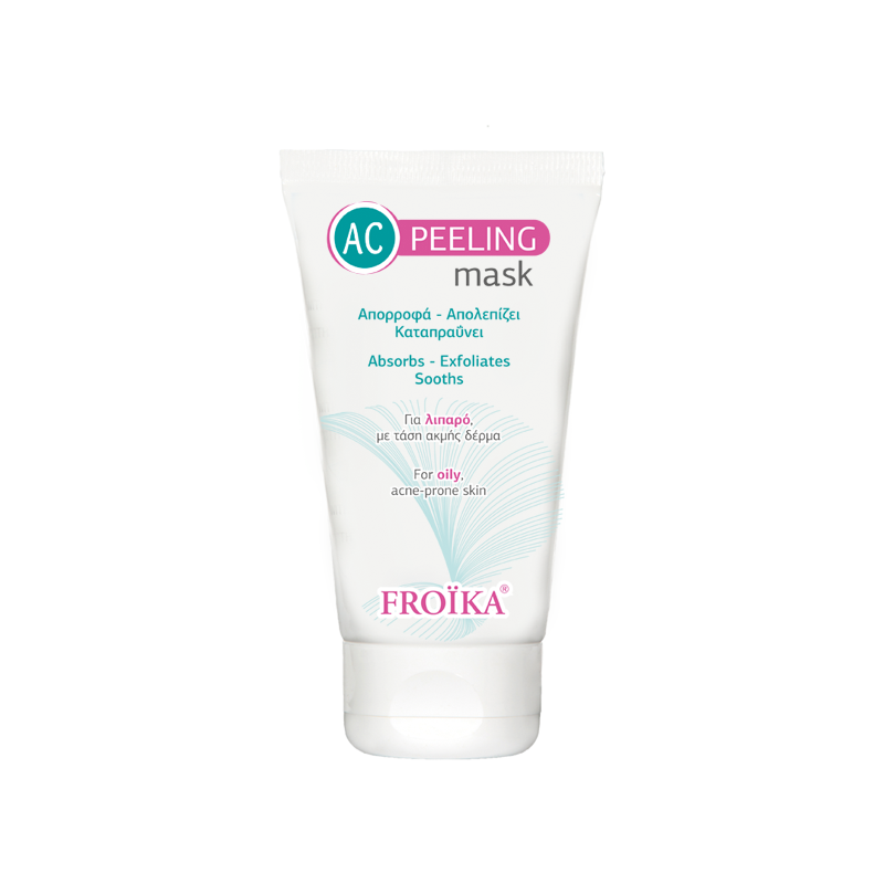 Φωτογραφία προϊόντος: Froika AC Peeling Mask Μάσκα Προσώπου για Λιπαρό Δέρμα με τάση Ακμής, 50ml