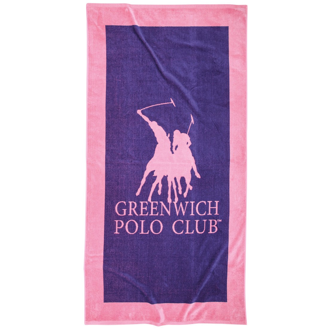 Φωτογραφία προϊόντος: Greenwich Polo Club Greenwich Polo Πετσέτα Θαλάσσης 90X180 4001 Ροζ Μοβ