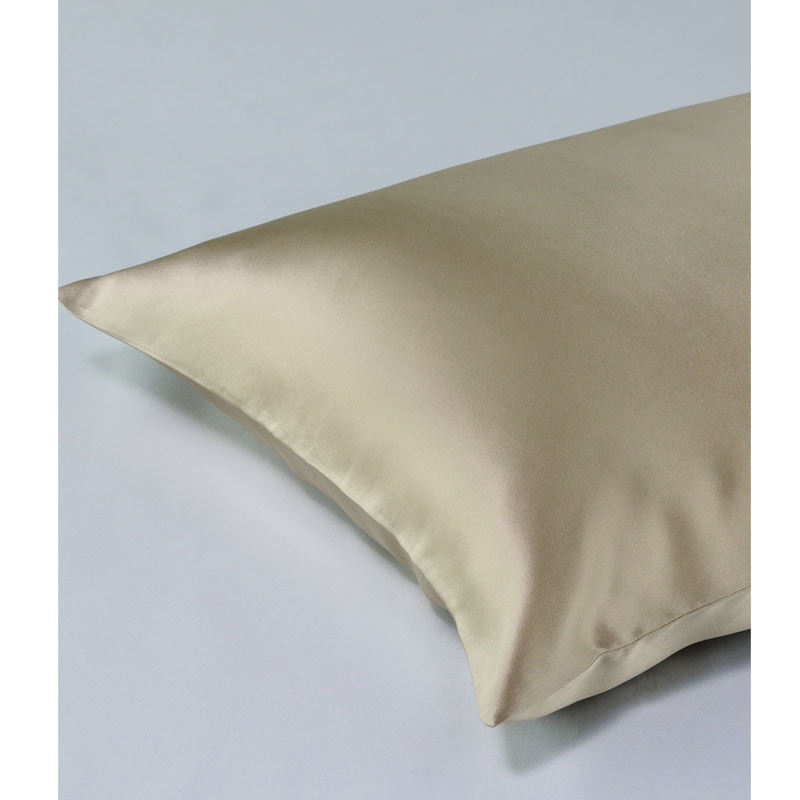 Φωτογραφία προϊόντος: KENTIA HOME SILK Z26 ΜΑΞΙΛΑΡΟΘΗΚΗ 50Χ75.100% PURE SILK 19mm BEIGE