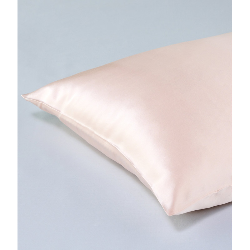 Φωτογραφία προϊόντος: KENTIA HOME SILK Z14 ΜΑΞΙΛΑΡΟΘΗΚΗ 50Χ75.100% PURE SILK 19mm SALMON PINK