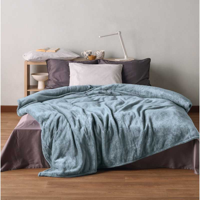 Φωτογραφία προϊόντος: KENTIA HOME YOLANDA 19 ΚΟΥΒΕΡΤΑ MONH 160x220 RAF BLUE