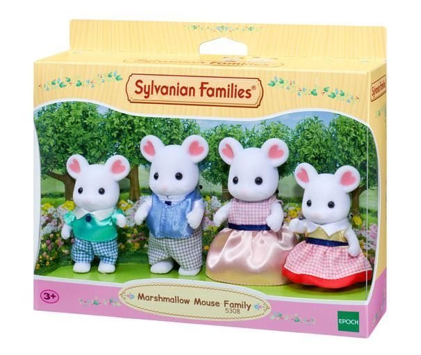 Φωτογραφία προϊόντος: Epoch Sylvanian Families Οικογένεια Marshmallow Mouse (5308)