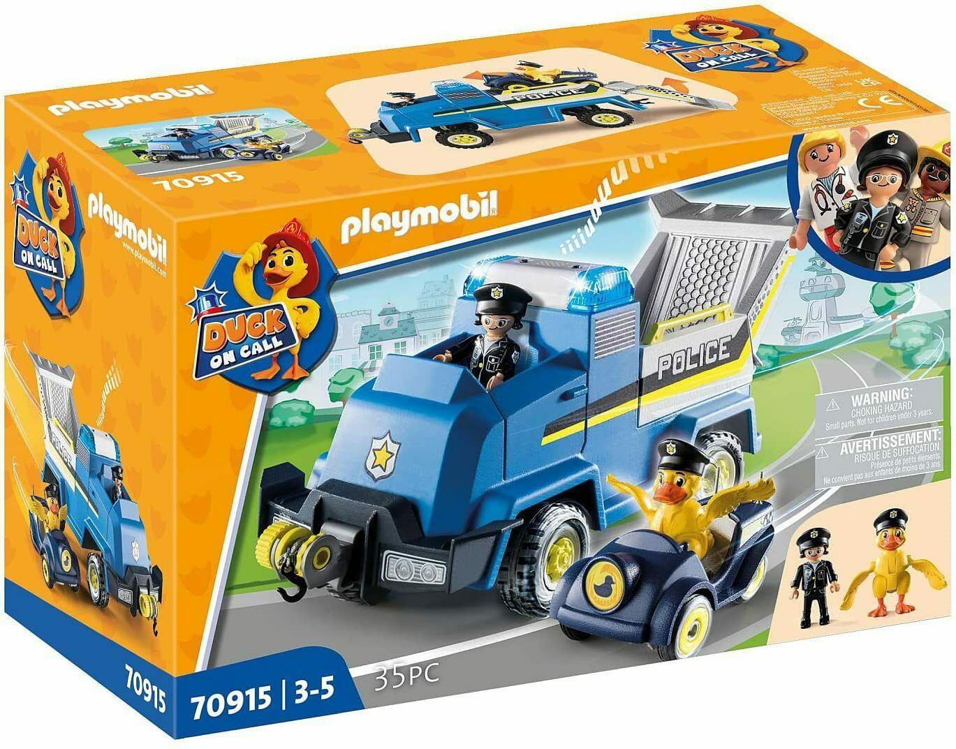 Φωτογραφία προϊόντος: Playmobil Duck On Call Όχημα Αστυνομίας με Μίνι Περιπολικό (70915)