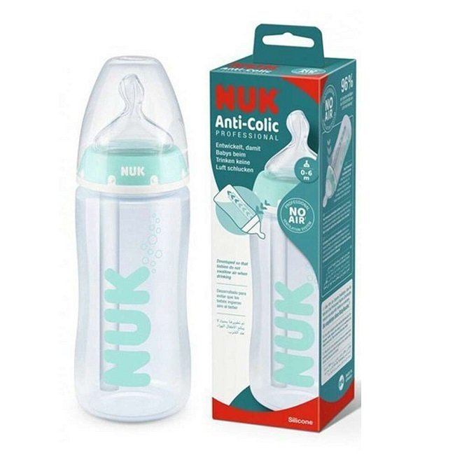 Φωτογραφία προϊόντος: Nuk Πλαστικό Μπιμπερό Professional Temperature Control Κατά των Κολικών με Θηλή Σιλικόνης 300ml για 0-6 μηνών (10741107)