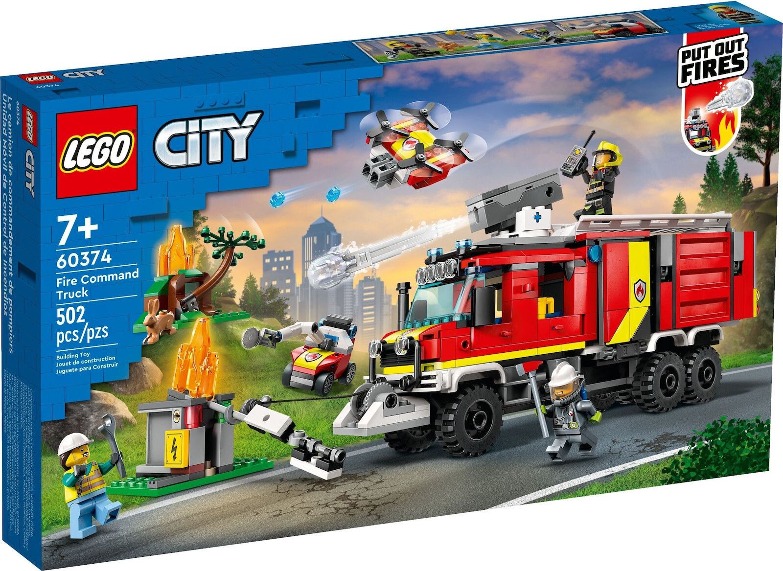 Φωτογραφία προϊόντος: LEGO City Fire Command Truck (60374)