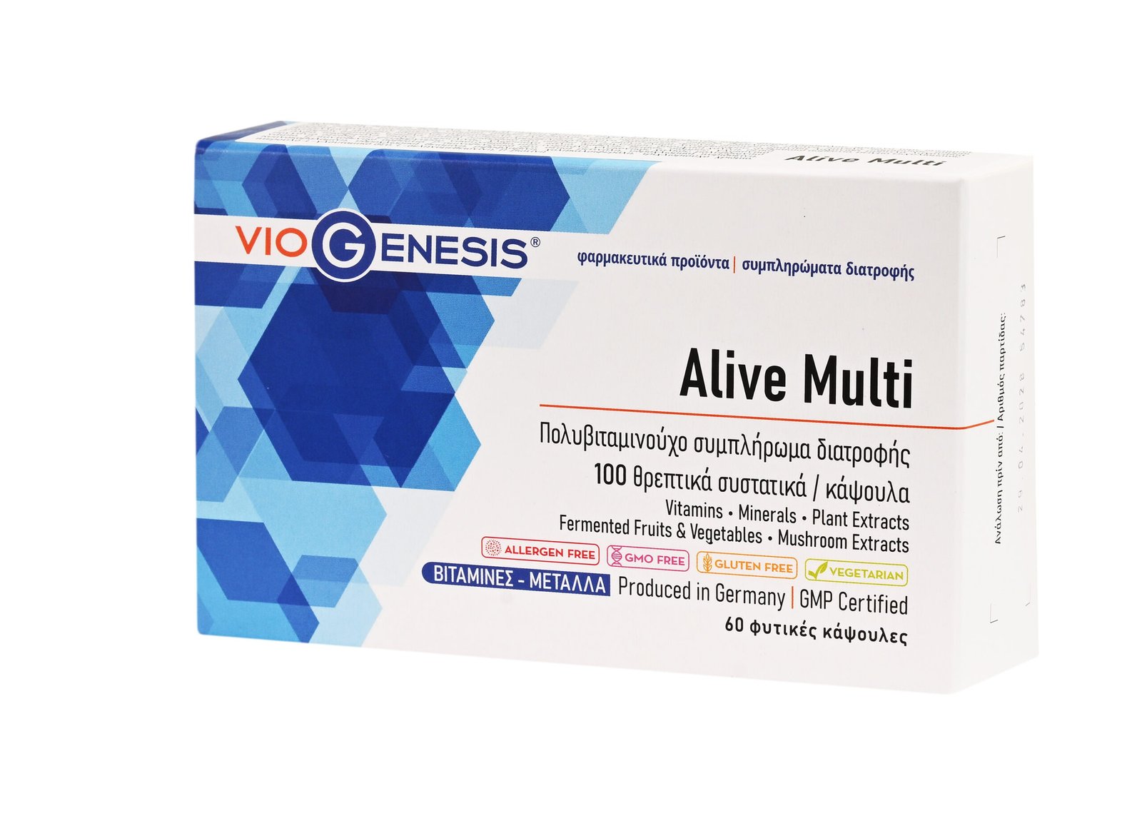 Φωτογραφία προϊόντος: VIOGENESIS Alive Multi 60 Caps