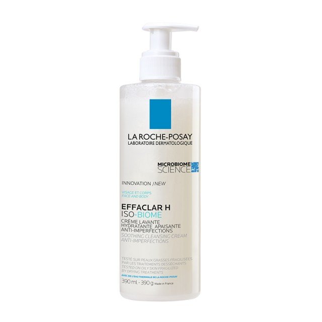 Φωτογραφία προϊόντος: LA ROCHE POSAY Effaclar H Isobiome Cleansing Cream-Καταπραϋντική Ενυδατική Κρέμα Καθαρισμού Για Το Ευαισθητοποιημένο Δέρμα Υπο Φαρμακευτική Αγωγή 400ML