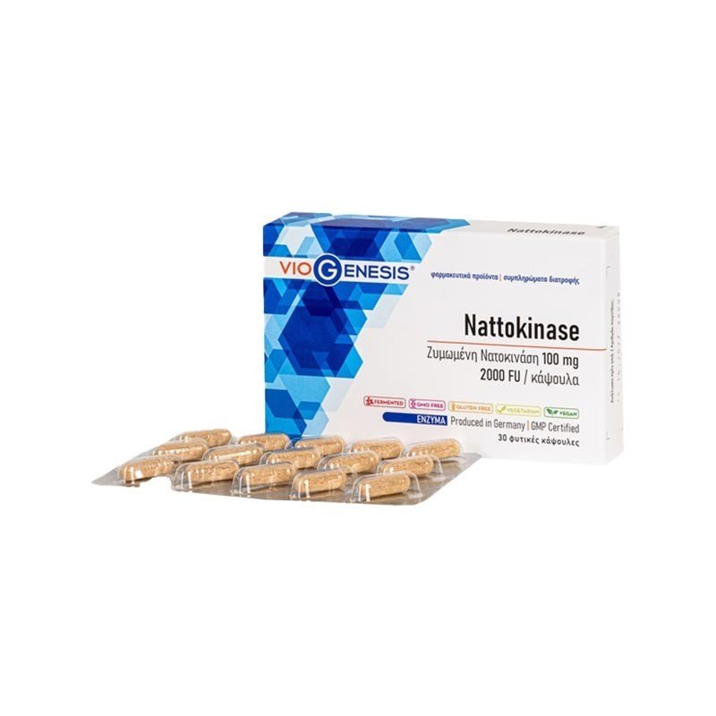 Φωτογραφία προϊόντος: VIOGENESIS Nattokinase 100 mg 30 Caps