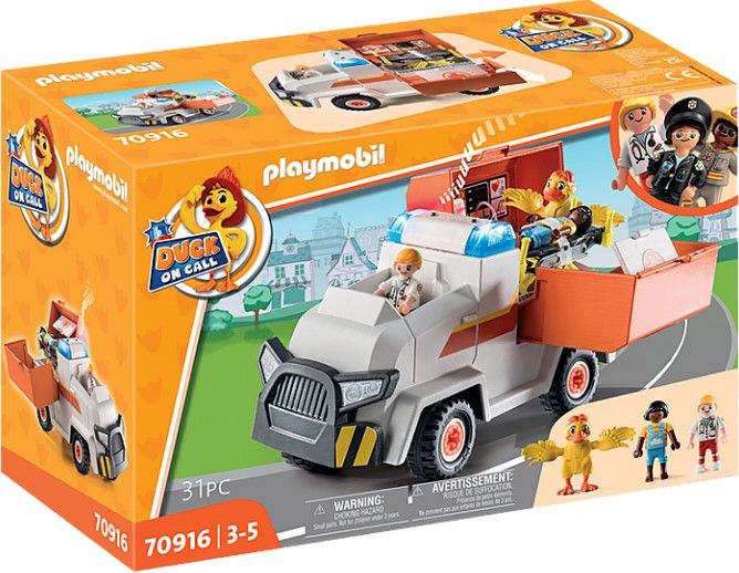 Φωτογραφία προϊόντος: Playmobil Duck On Call - Όχημα Πρώτων Βοηθειών (70916)