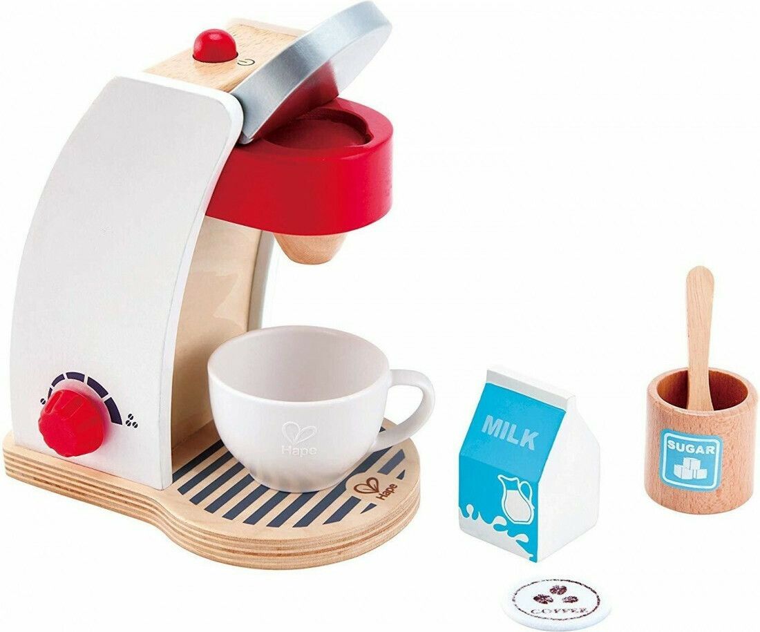 Φωτογραφία προϊόντος: Hape Playfully Delicious Ξύλινη Καφετιέρα και Αξεσουάρ (E3146A)