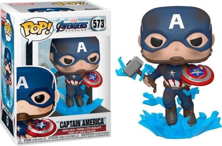 Φωτογραφία προϊόντος: Funko Pop! Funko Pop Marvel: Avengers Endgame Captain America With Broken Shield And Mjolnir #573 (051668)