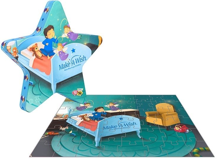 Φωτογραφία προϊόντος: 50 50 Games Παζλ 50-50 Make A Wish Κάνε Μια Ευχή Ελλάδος (505319)