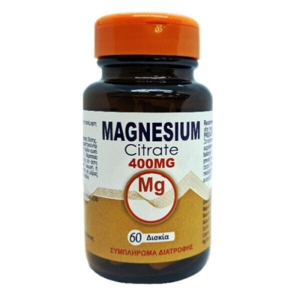 Φωτογραφία προϊόντος: Medichrom Magnesium Citrate Κιτρικό Μαγνήσιο 400mg 60 ταμπλέτες