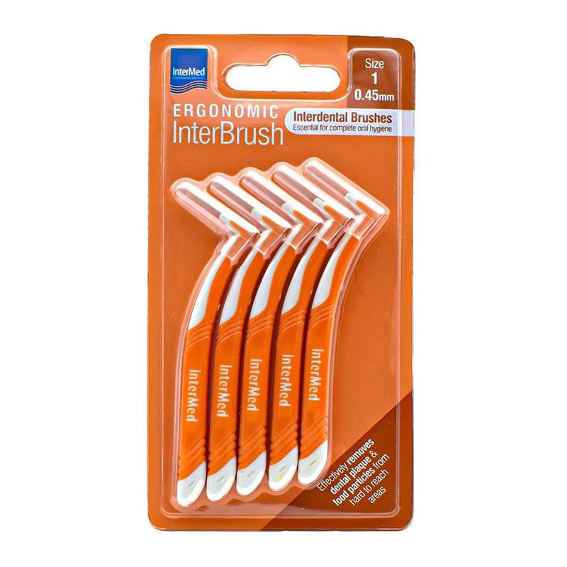 Φωτογραφία προϊόντος: Intermed Ergonomic InterBrush Size 1 Μεσοδόντια Βουρτσάκια 0.45 mm 5 τμχ