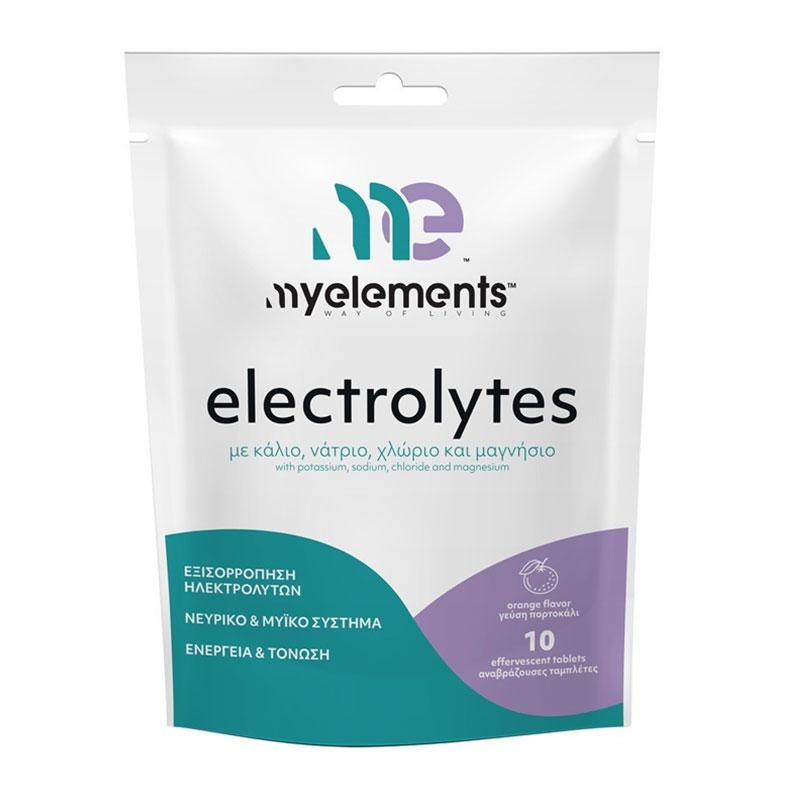 Φωτογραφία προϊόντος: ISO PLUS My Elements Electrolytes Συμπλήρωμα Διατροφής Ηλεκτρολυτών 10 Αναβράζουσες Ταμπλέτες