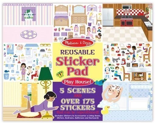 Φωτογραφία προϊόντος: Melissa &amp; Doug Επαναχρησιμοποιούμενα Αυτοκόλλητα-Παίζοντας Σπίτι (14197)