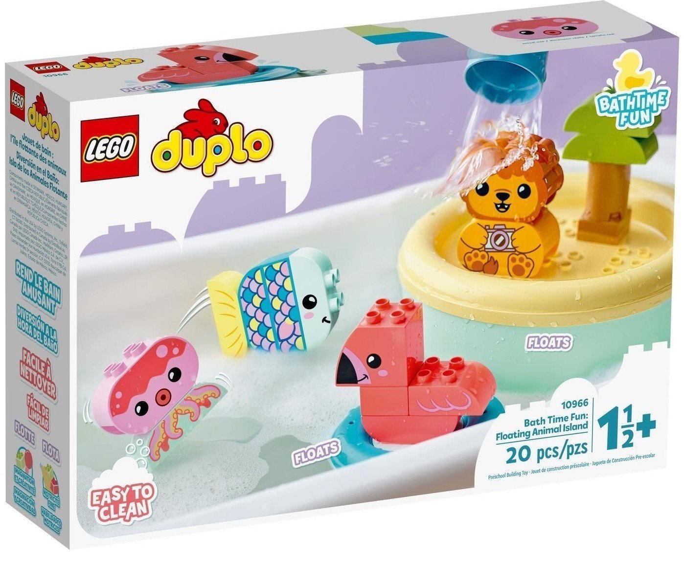 Φωτογραφία προϊόντος: LEGO Duplo Bath Time Fun : Floating Animal Island (10966)