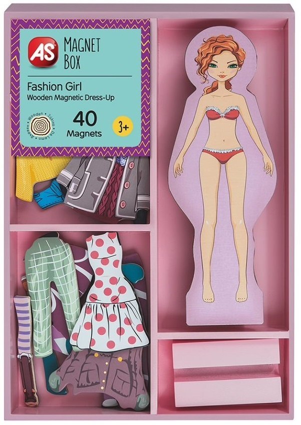 Φωτογραφία προϊόντος: AS το καλό παιχνίδι Magnet Box - Fashion Girl (1029-64053)