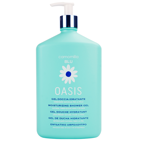 Φωτογραφία προϊόντος: CAMOMILLA BLU Oasis Moisturizing Shower Gel Ενυδατικό Αφρόλουτρο για Όλη την Οικογένεια, 1000ml